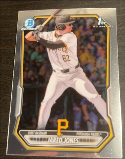 2026 Bowman Chrome #BCP-6 Jared Jones — front