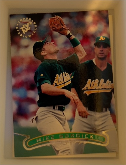 1996 Topps Stadium Club #89 Mike Bordick — front