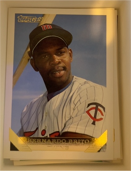 1993 Topps Gold #394 Bernardo Brito — front
