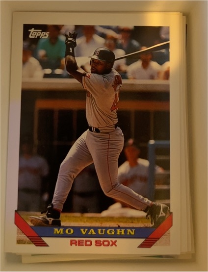 1993 Topps #51 Mo Vaughn — front