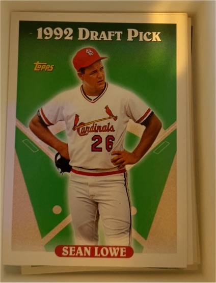 1993 Topps #191 Sean Lowe — front