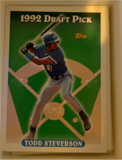 1993 Topps #269 Todd Steverson — front