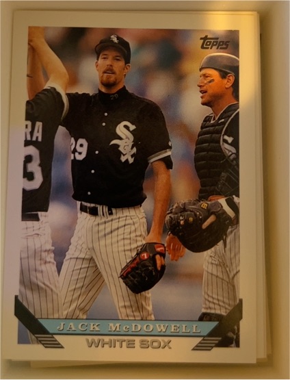 1993 Topps #344 Jack McDowell — front