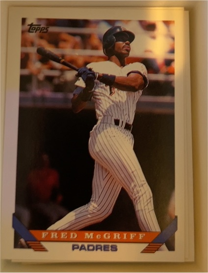 1993 Topps #30 Fred McGriff — front