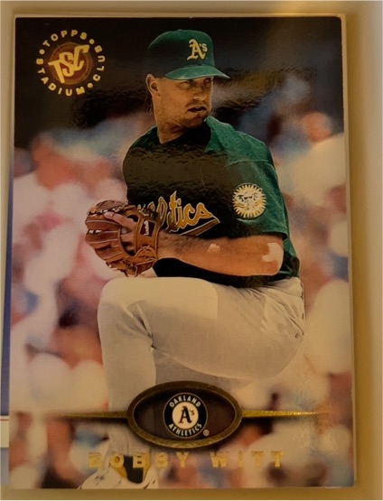 1995 Topps Stadium Club #368 Bobby Witt — front