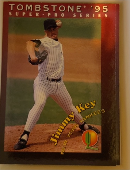1995 Tombstone Pizza Super-Pro Series #10 Jimmy Key — front