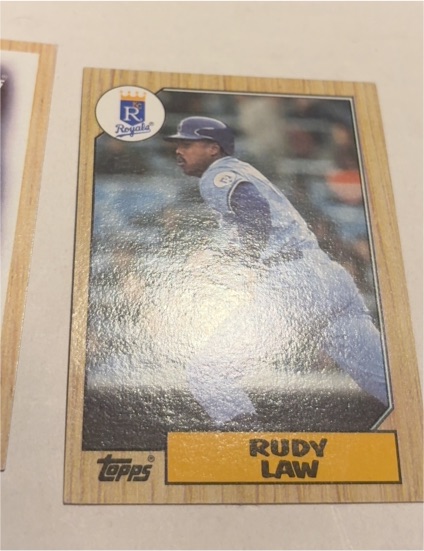 1987 Topps #382 Rudy Law — front