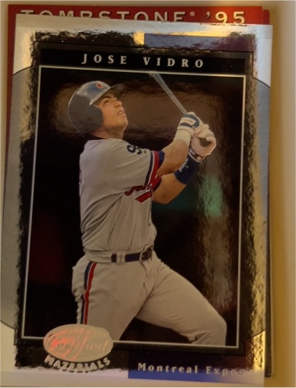 2001 Leaf Certified Materials #78 Jose Vidro — front