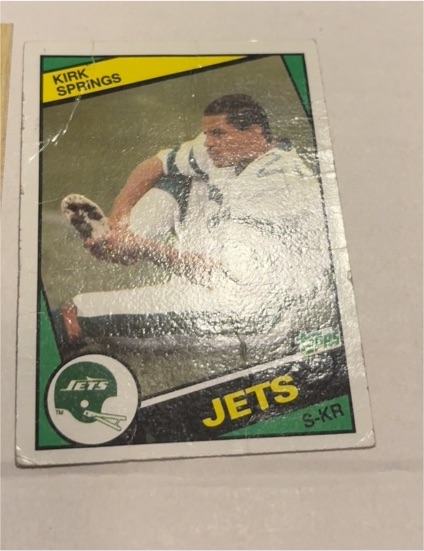 1984 Topps #157 Kirk Springs — front