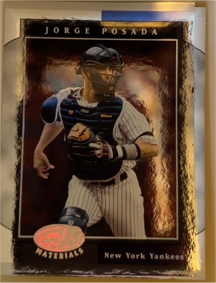 2001 Leaf Certified Materials #96 Jorge Posada — front