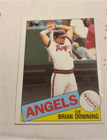 1985 Topps #374 Brian Downing — front