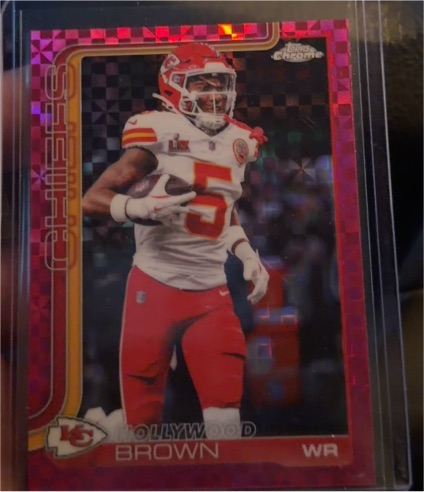 2025 Topps Chrome #146 Hollywood Brown — front