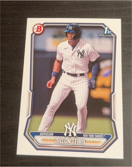 2026 Bowman #BP-148 Dillon Lewis — front