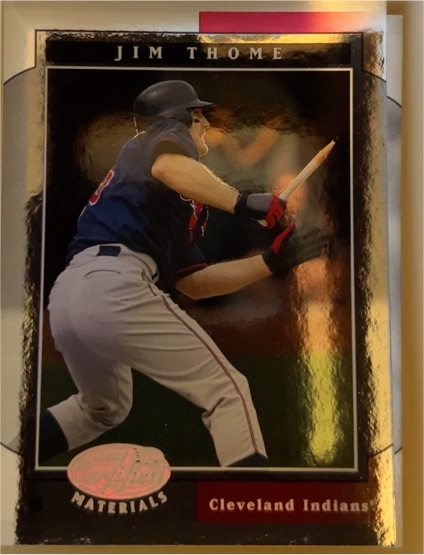 2001 Leaf Certified Materials #83 Jim Thome — front