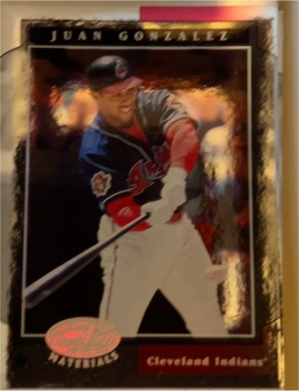 2001 Leaf Certified Materials #37 Juan Gonzalez — front