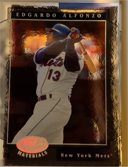 2001 Leaf Certified Materials #52 Edgardo Alfonzo — front