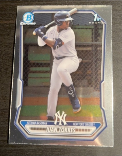 2026 Bowman Chrome #BCP-75 Juan Torres — front