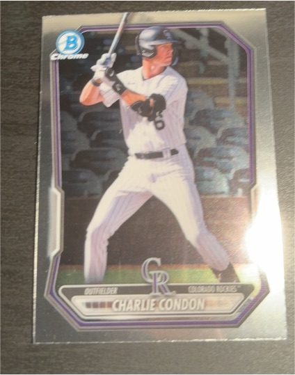 2026 Bowman Chrome #BCP-46 Charlie Condon — front