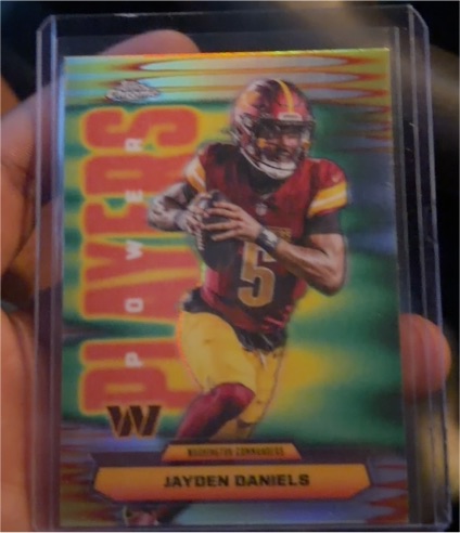 2025 Topps Chrome Power Players #PP-3 Jayden Daniels — front