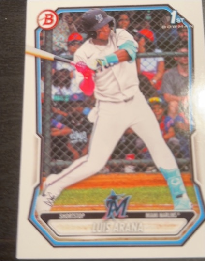 2026 Bowman #BP-72 Luis Arana — front