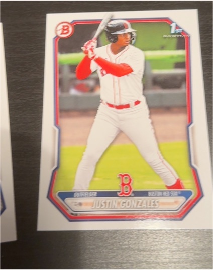 2026 Bowman #BP-141 Justin Gonzales — front