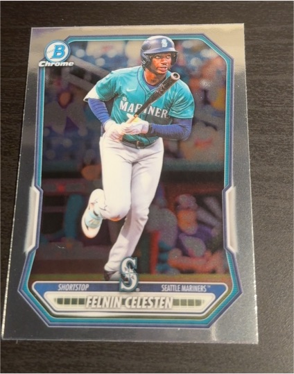 2026 Bowman Chrome #BCP-57 Felnin Celesten — front