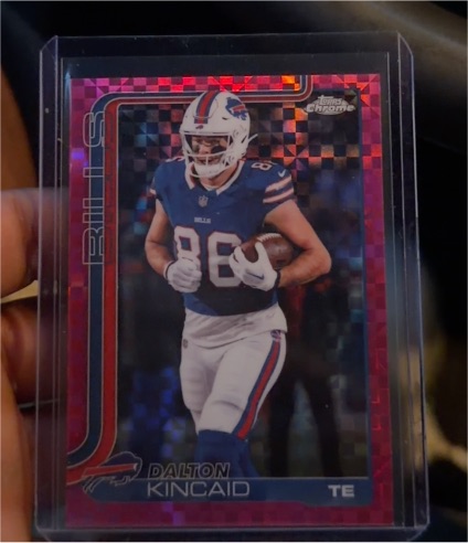2025 Topps Chrome #37 Dalton Kincaid — front