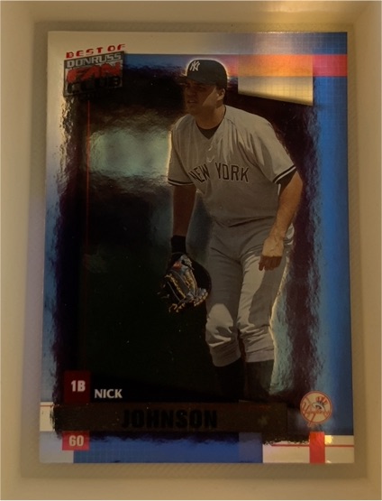 2002 Donruss Best of Fan Club #123 Nick Johnson — front