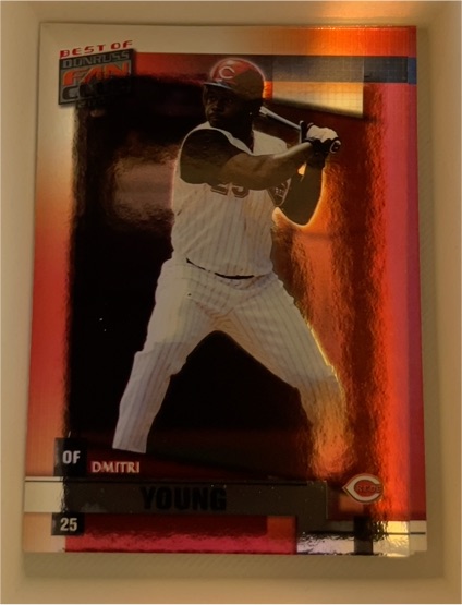 2002 Donruss Best of Fan Club #34 Dmitri Young — front