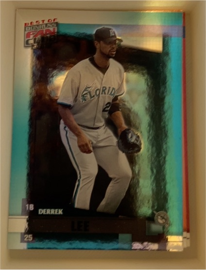 2001 Donruss Best of Fan Club #134 Derrek Lee — front