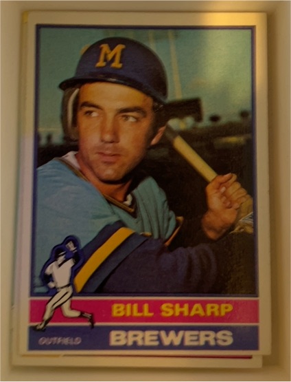 1976 Topps #244 Bill Sharp — front