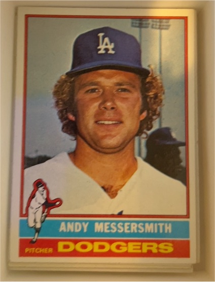 1976 Topps #305 Andy Messersmith — front