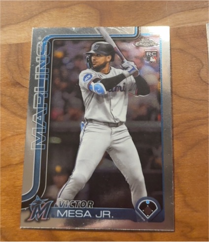 2025 Topps Chrome Update #USC4 Victor Mesa Jr. — front