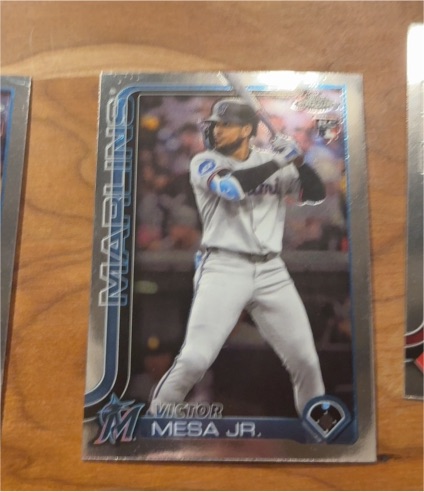 2025 Topps Chrome Update Series #USC4 Victor Mesa Jr. — front