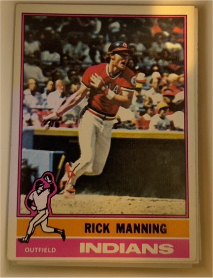 1976 Topps #275 Rick Manning — front