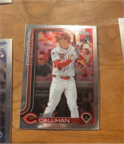 2025 Topps Chrome Update #USC156 Tyler Callihan — front