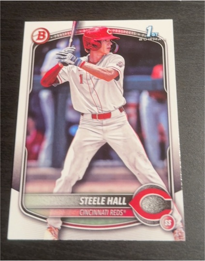 2025 Bowman Draft #BD-20 Steele Hall — front