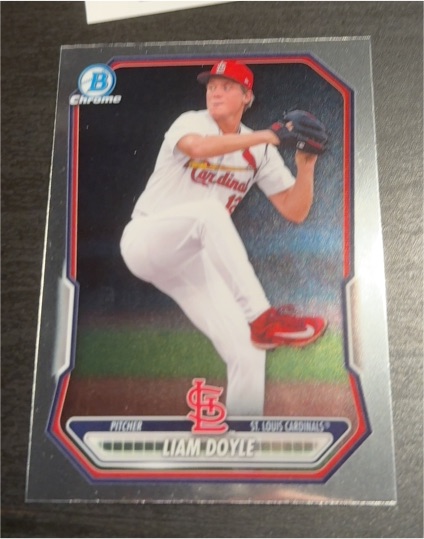 2026 Bowman Chrome #BCP-10 Liam Doyle — front