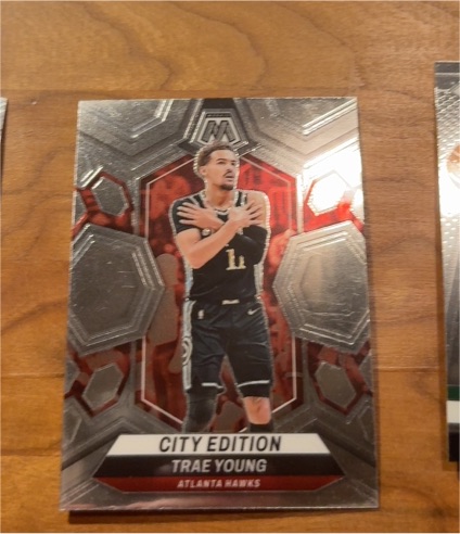 2023-24 Panini Mosaic City Edition #274 Trae Young — front