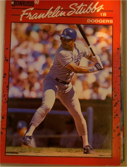 1990 Donruss #615 Franklin Stubbs — front