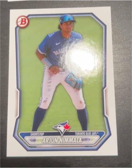 2026 Bowman #BP-67 Arjun Nimmala — front