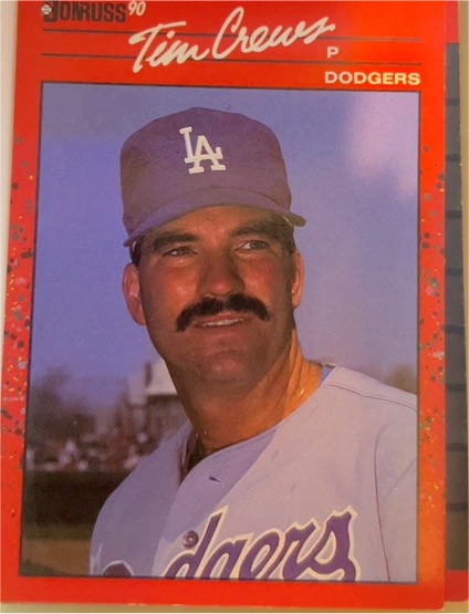 1990 Donruss #550 Tim Crews — front