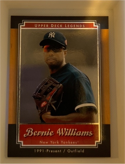 2001 Upper Deck Legends #45 Bernie Williams — front