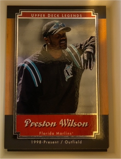 2001 Upper Deck Legends #73 Preston Wilson — front