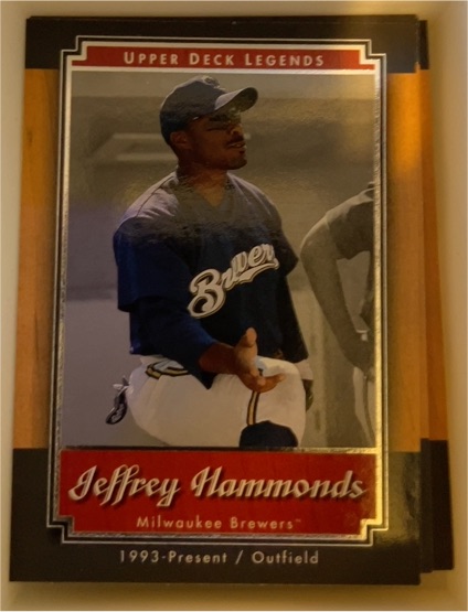 2001 Upper Deck Legends #54 Jeffrey Hammonds — front