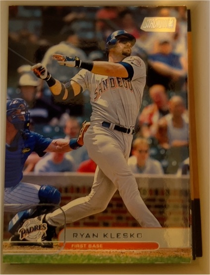 2002 Topps Stadium Club #87 Ryan Klesko — front