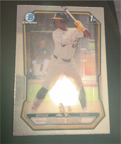 2026 Bowman Chrome #BCP-32 Breyson Guedez — front
