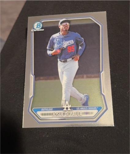 2026 Bowman Chrome #BCP-83 Josue De Paula — front