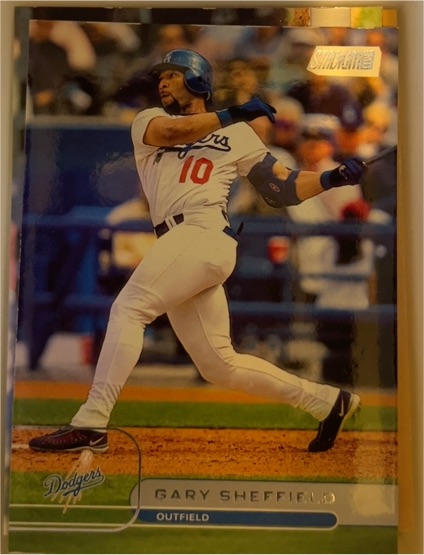 2001 Topps Stadium Club #96 Gary Sheffield — front