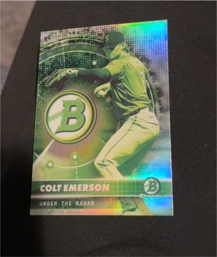 2026 Bowman Chrome #UR-4 Colt Emerson Under The Radar — front